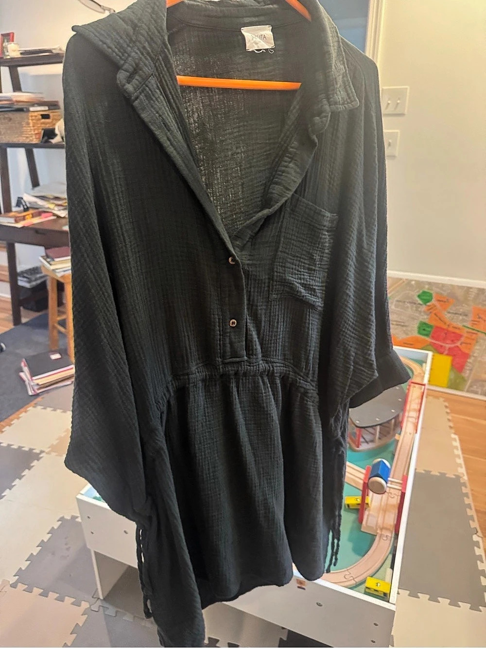 Mikuta Green Mini Dress Like New